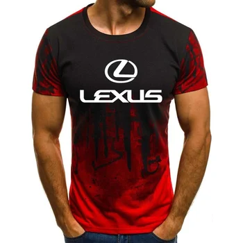 Vīriešu Vasaras Īsām Piedurknēm Lexus Automašīnas Logo Vīriešu T-krekls ikdienas Kokvilna ar Slīpumu, T krekli Modes Hip Hop Harajuku Zīmolu Vīriešu Tee N