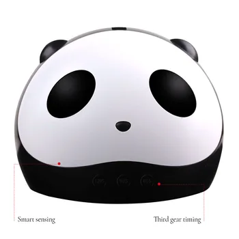 LULAA Panda Formas Nagu Gēls, Fēns, Lampa 12 UV LED Krelles Profesionālo Nagu Fototerapijas Mašīna Manikīra Instruments, Salonu Iekārtas