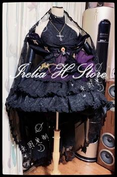 Custom size/made Azur Joslu Z23 Cosplay Kostīmu Z23 Līgava Melna Kāzu kleita sieviete