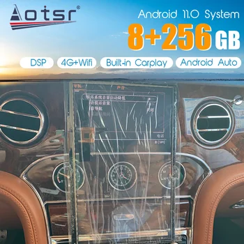 8+256 GB Multimediju Atskaņotājs, Stereo, GPS Navigācijas Uztvērēju, Auto Radio Bentley Mulsanne Android Videoklipu, Pieskarieties Ieraksti Galvas vienības