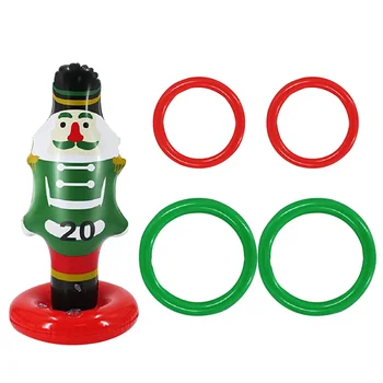 Spēļu Christmasinflatable Riekstkodis Bērniem, Brīvdienu Koku Personu Kopumu Piegādes Gredzeni Mest Statuetes Karavīrs Rotaļlietas Āra Spēles
